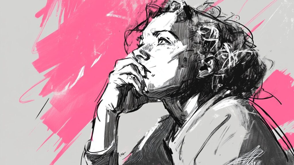 Thinking person