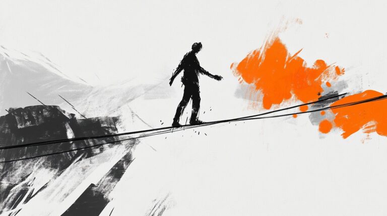 Tight rope walker
