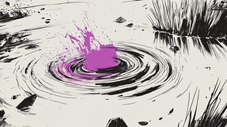 Pond ripples